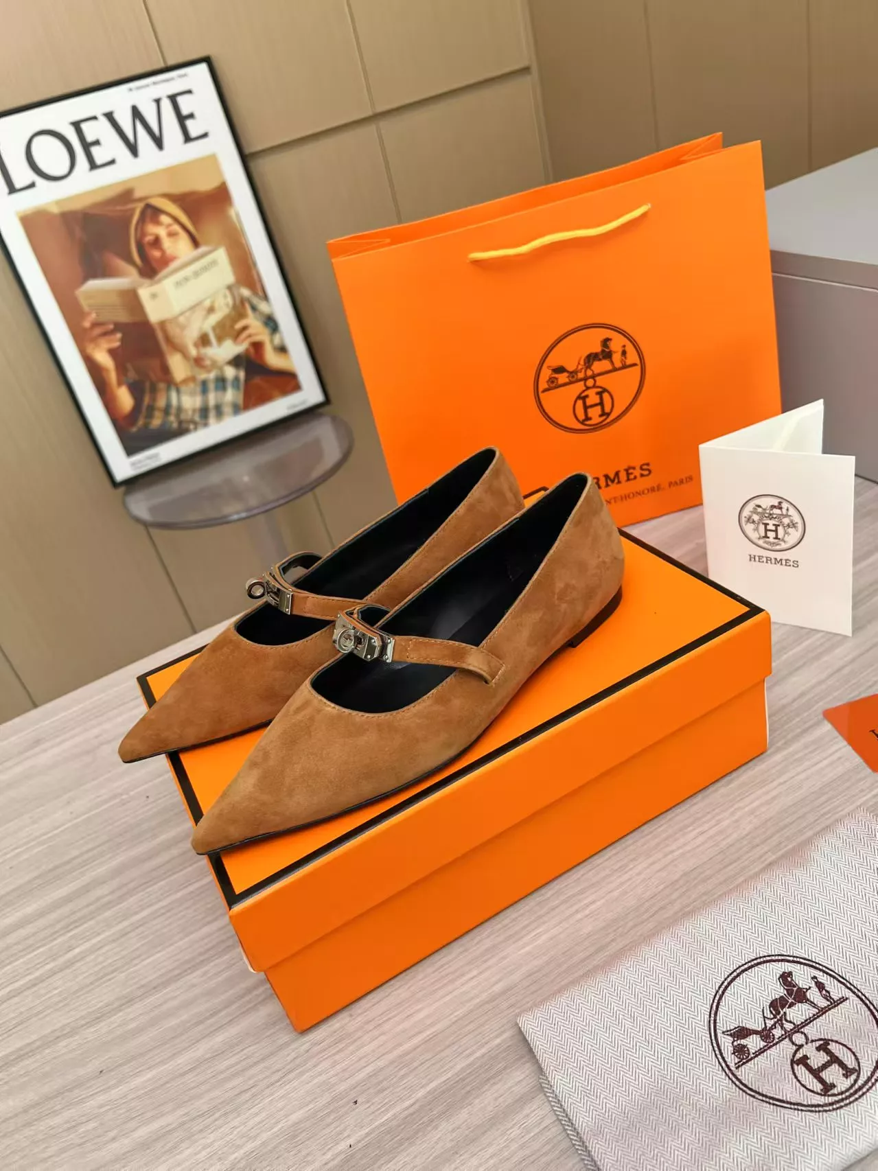 hermes flat chaussures pour femme s_12a30b4